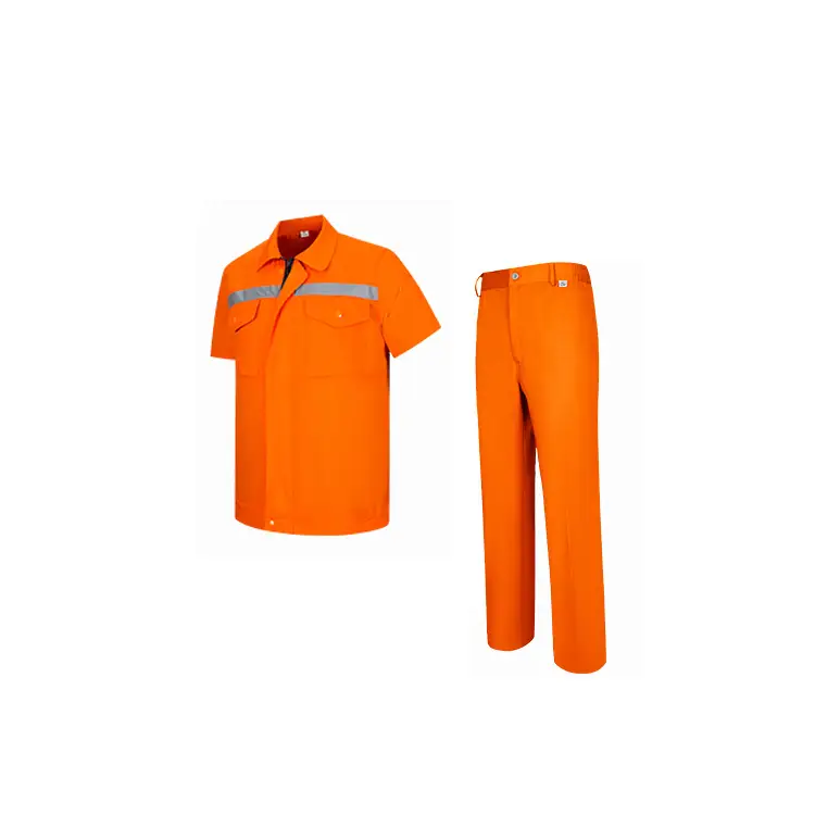 Custom Summer Mechanical High-Visibility High-Reflectivity Workwear Suits 1
