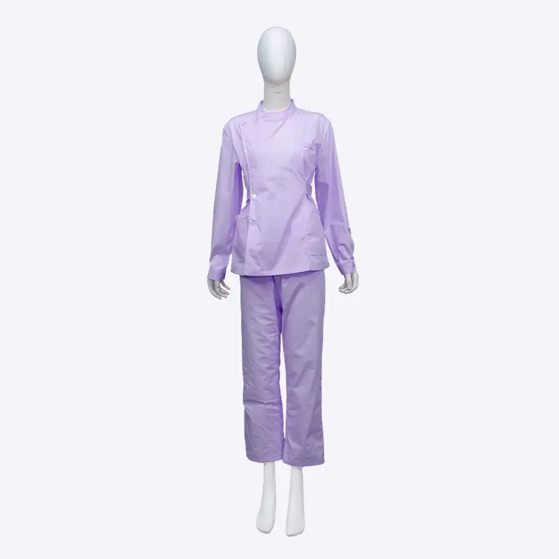 Stehkragen Damen Diagonalknopf Krankenhaus Krankenschwester Uniform Set 1