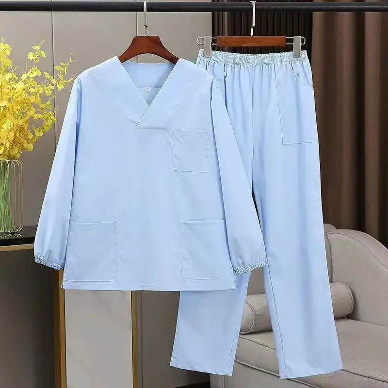 Custom Medical Women's Nurse and Caregiver Uniform Sets OEM Physician Uniform Sets 1