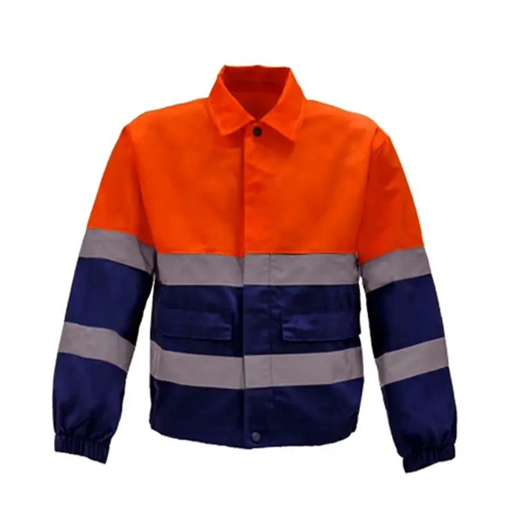Custom-Made Long-Sleeve Work Uniform Shirts with High Reflectivity 1