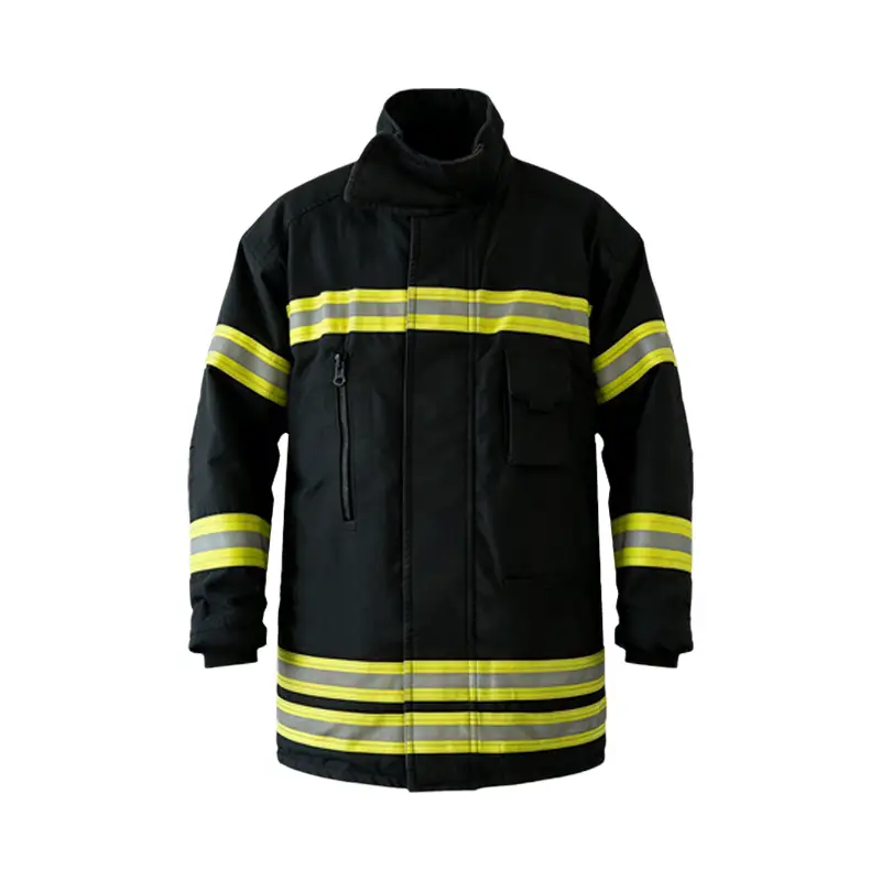 Conjunto de ropa de trabajo de seguridad ignífuga para bomberos, rescate de emergencia 1
