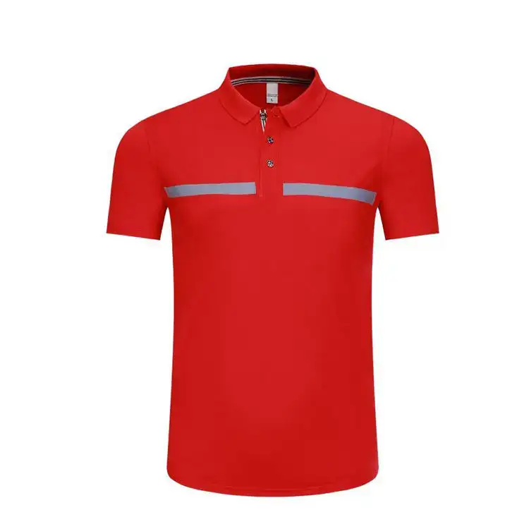 Polo di sicurezza a maniche corte ad alta visibilità multicolore personalizzata 1