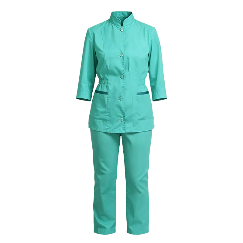 Uniforme professionnel deux pièces pour infirmière hospitalière 1