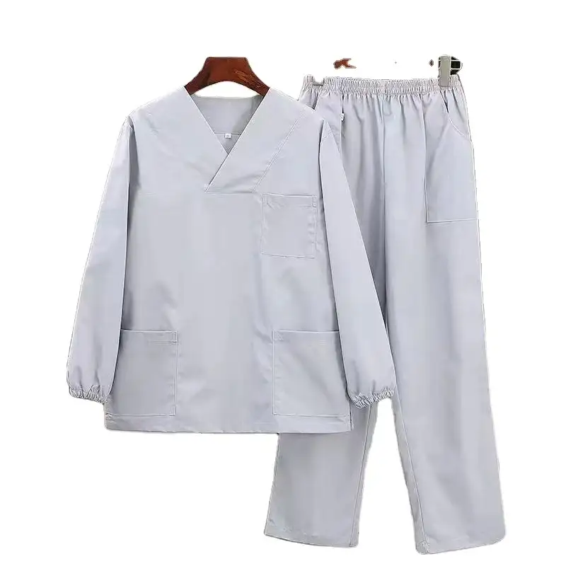 Vente en gros OEM clinique dentaire hôpital pour animaux de compagnie manches courtes blouses uniformes ensembles médicaux soins infirmiers uniformes médicaux 1